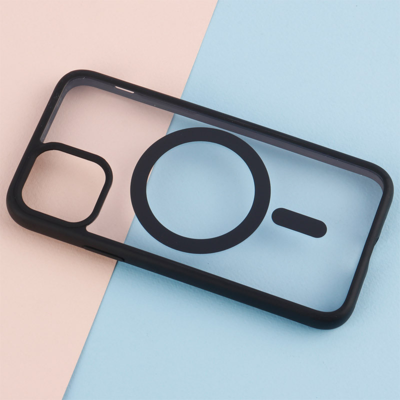 قاب PC شفاف دور رنگی مگ سیف iPhone 11 Pro