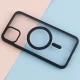 قاب PC شفاف دور رنگی مگ سیف iPhone 11 Pro Max