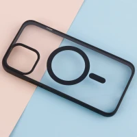 قاب PC شفاف دور رنگی مگ سیف iPhone 12 Pro Max