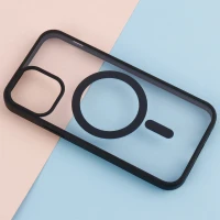 قاب PC شفاف دور رنگی مگ سیف iPhone 12 / 12 Pro