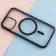 قاب PC شفاف دور رنگی مگ سیف iPhone 12 / 12 Pro