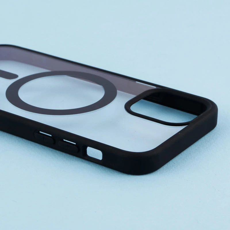 قاب PC شفاف دور رنگی مگ سیف iPhone 12 / 12 Pro