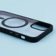 قاب PC شفاف دور رنگی مگ سیف iPhone 12 / 12 Pro