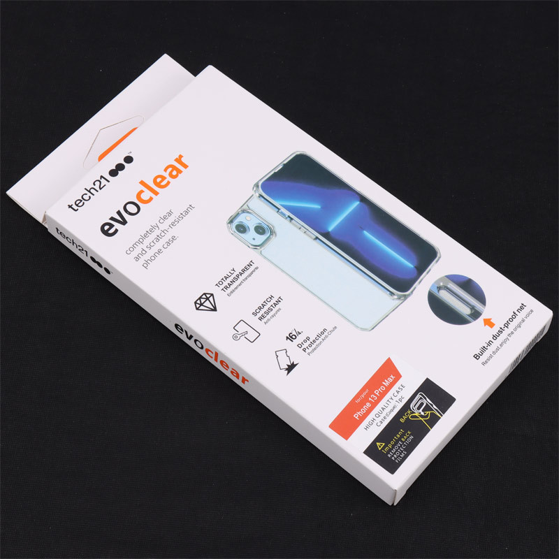 قاب شفاف Tech21 Evo Clear ضد ضربه iPhone 13 Pro Max