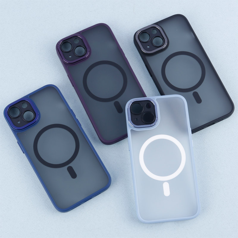 قاب PC مات Q.Series Focus دور رنگی مگ سیف محافظ لنزدار iPhone 13