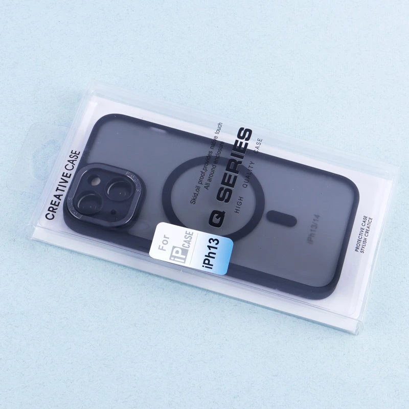 قاب PC مات Q.Series Focus دور رنگی مگ سیف محافظ لنزدار iPhone 13