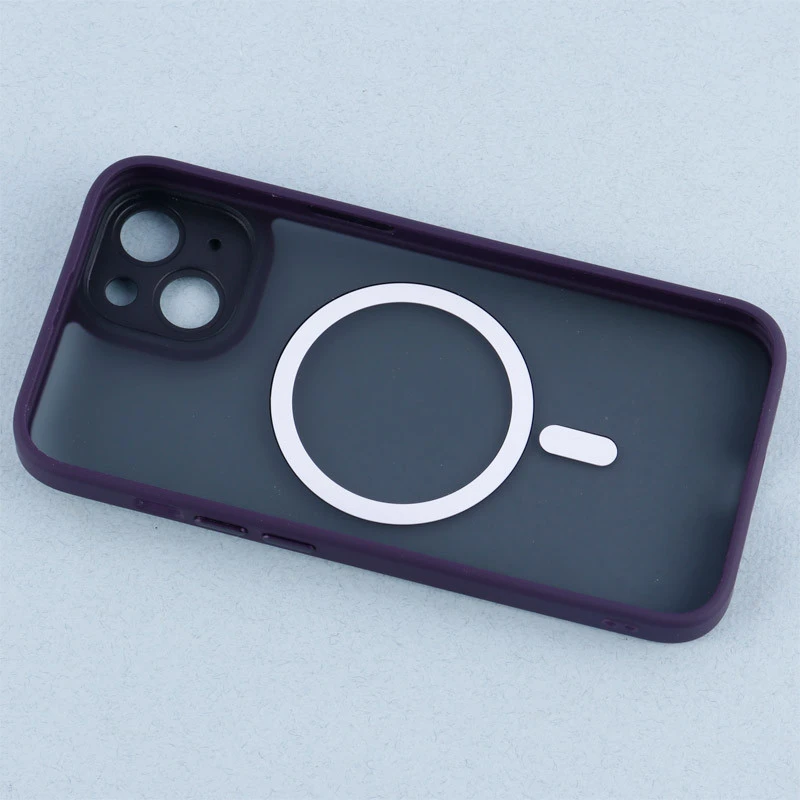 قاب PC مات Q.Series Focus دور رنگی مگ سیف محافظ لنزدار iPhone 13