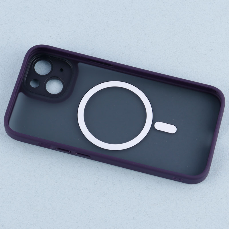 قاب PC مات Q.Series Focus دور رنگی مگ سیف محافظ لنزدار iPhone 13
