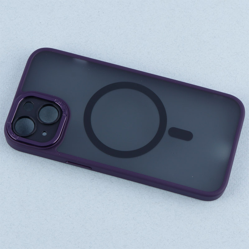 قاب PC مات Q.Series Focus دور رنگی مگ سیف محافظ لنزدار iPhone 13