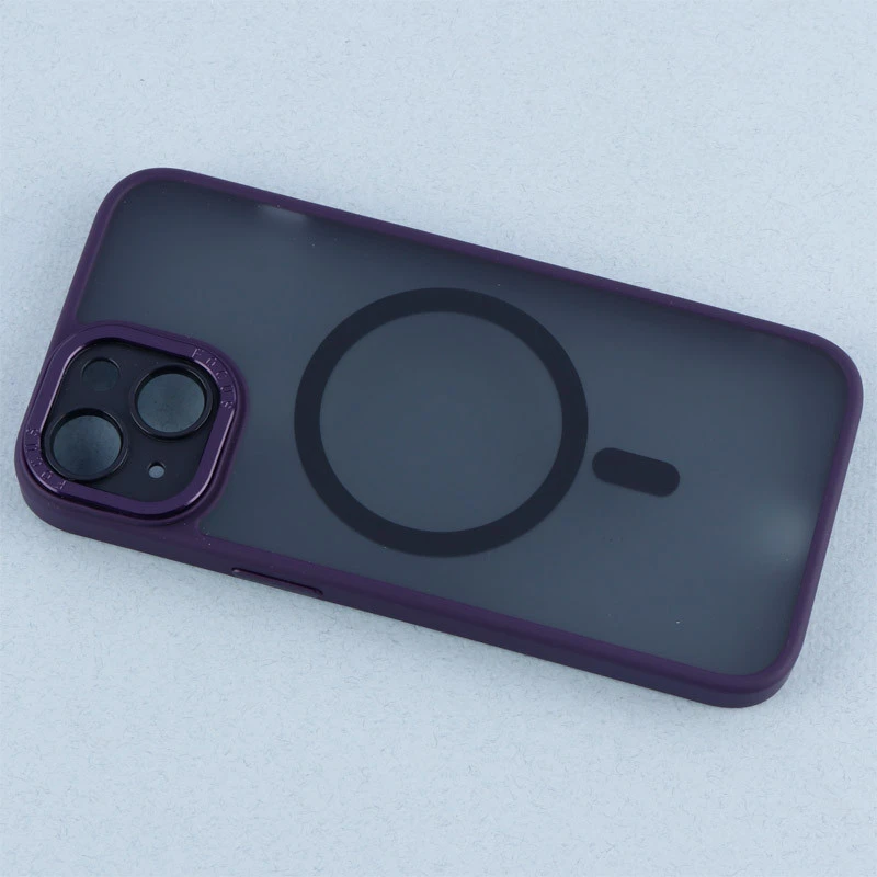 قاب PC مات Q.Series Focus دور رنگی مگ سیف محافظ لنزدار iPhone 13