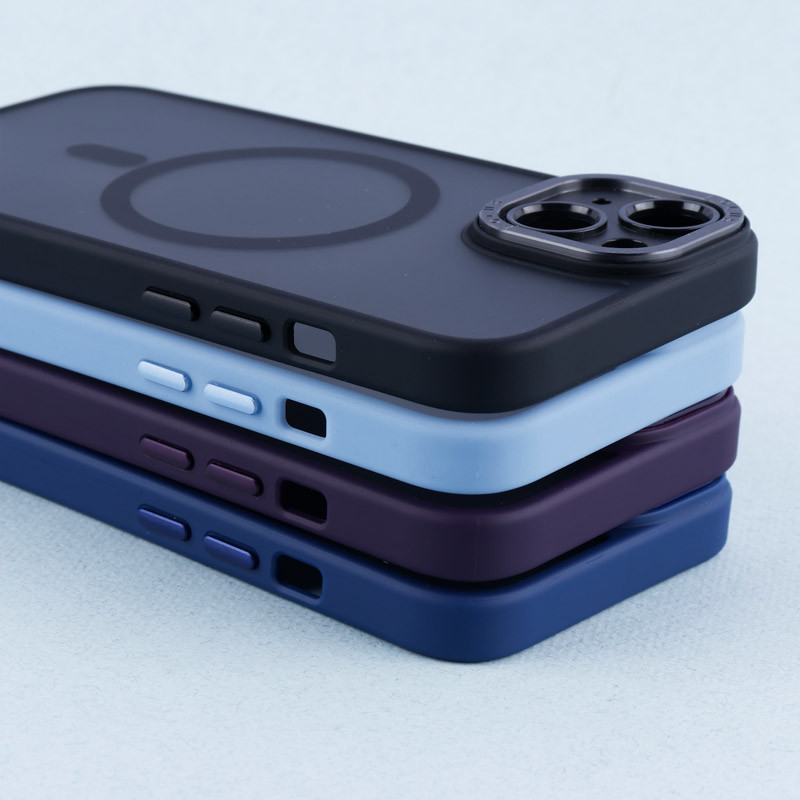 قاب PC مات Q.Series Focus دور رنگی مگ سیف محافظ لنزدار iPhone 13