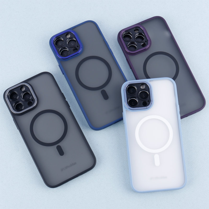 قاب PC مات Q.Series Focus دور رنگی مگ سیف محافظ لنزدار iPhone 13 Pro Max