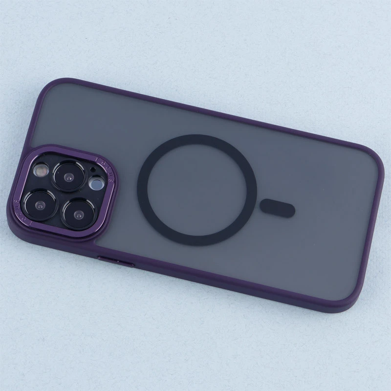 قاب PC مات Q.Series Focus دور رنگی مگ سیف محافظ لنزدار iPhone 13 Pro Max