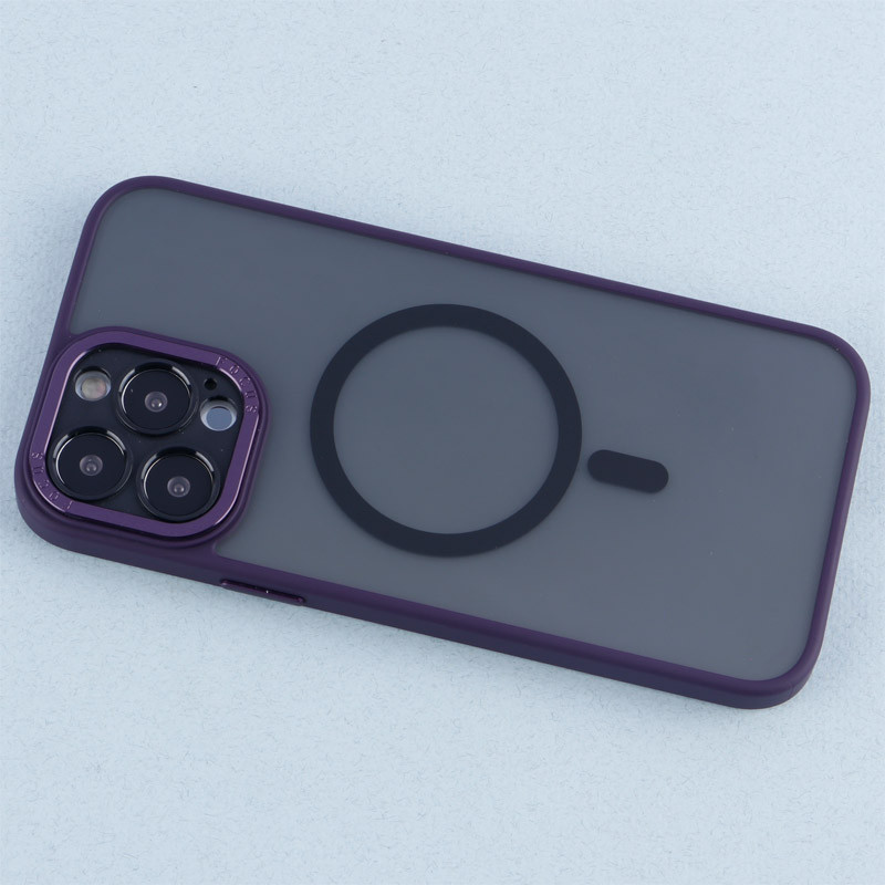 قاب PC مات Q.Series Focus دور رنگی مگ سیف محافظ لنزدار iPhone 13 Pro Max