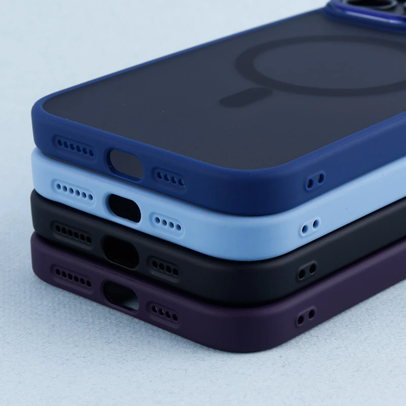 قاب PC مات Q.Series Focus دور رنگی مگ سیف محافظ لنزدار iPhone 13 Pro Max