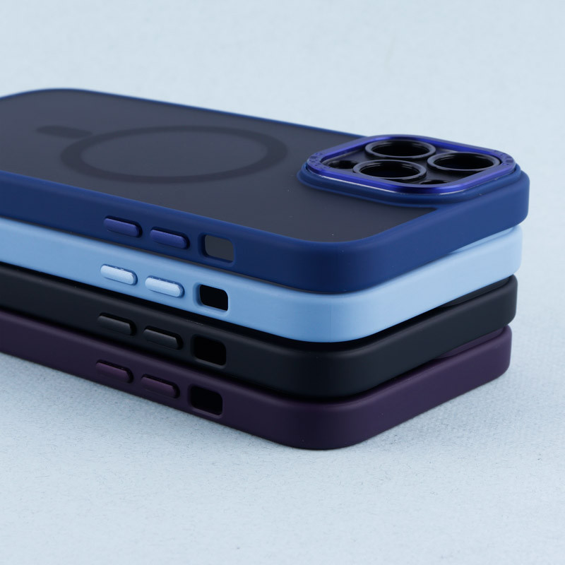 قاب PC مات Q.Series Focus دور رنگی مگ سیف محافظ لنزدار iPhone 13 Pro Max