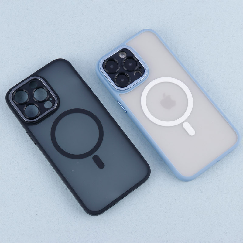 قاب PC مات Q.Series Focus دور رنگی مگ سیف محافظ لنزدار iPhone 14 Pro Max
