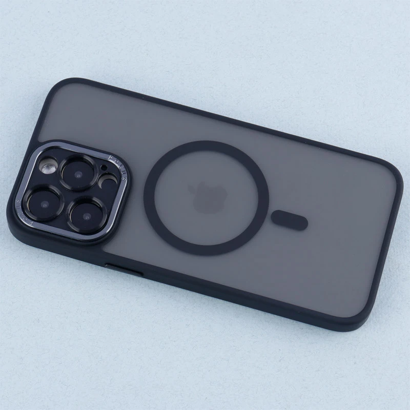 قاب PC مات Q.Series Focus دور رنگی مگ سیف محافظ لنزدار iPhone 14 Pro Max