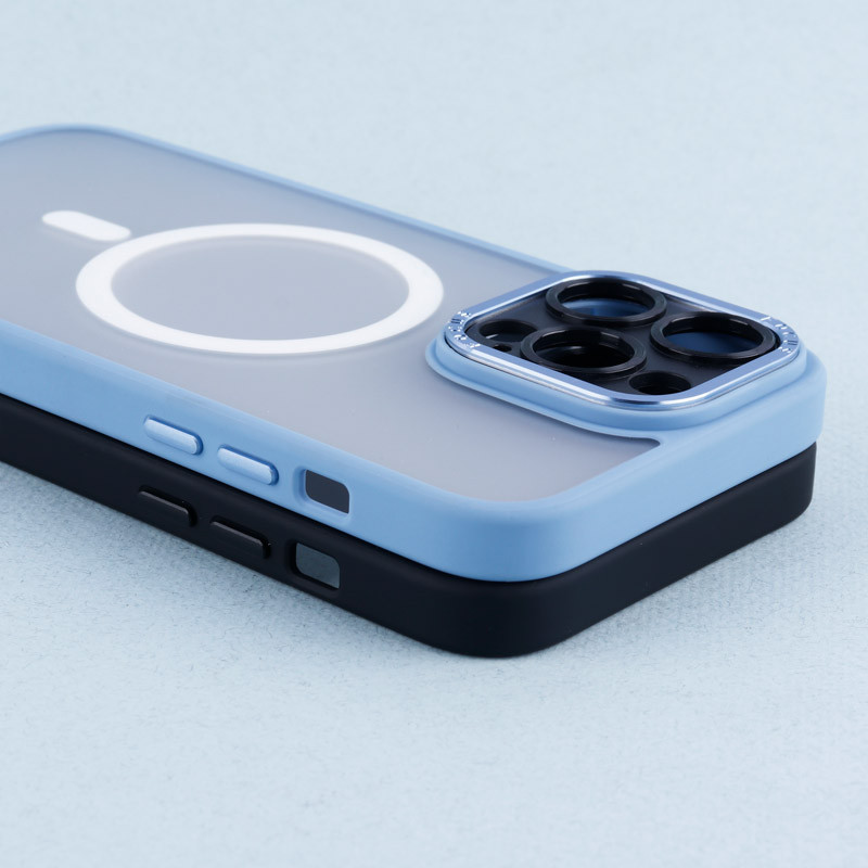 قاب PC مات Q.Series Focus دور رنگی مگ سیف محافظ لنزدار iPhone 14 Pro Max