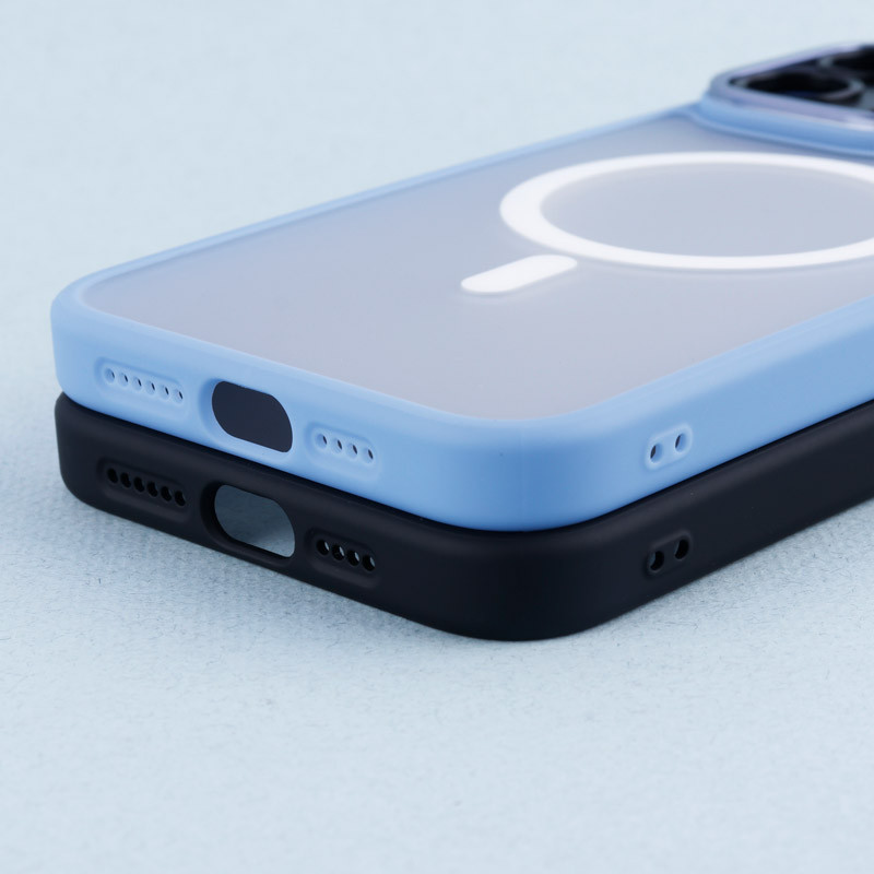 قاب PC مات Q.Series Focus دور رنگی مگ سیف محافظ لنزدار iPhone 15 Pro Max