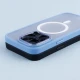 قاب PC مات Q.Series Focus دور رنگی مگ سیف محافظ لنزدار iPhone 15 Pro Max
