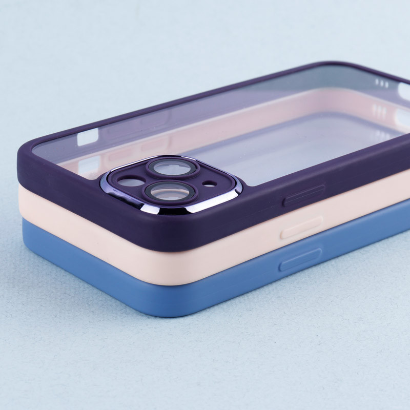 قاب PC شفاف متال ایرون محافظ لنزدار iPhone 13