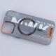 قاب ضد ضربه پشت مات اورجینال MKUIONGH مگ سیف MWK طرح دار iPhone 13
