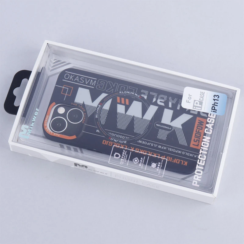 قاب ضد ضربه پشت مات اورجینال MKUIONGH مگ سیف MWK طرح دار iPhone 13