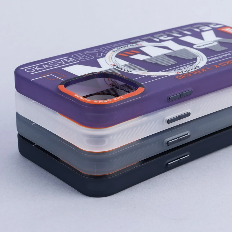 قاب ضد ضربه پشت مات اورجینال MKUIONGH مگ سیف MWK طرح دار iPhone 13