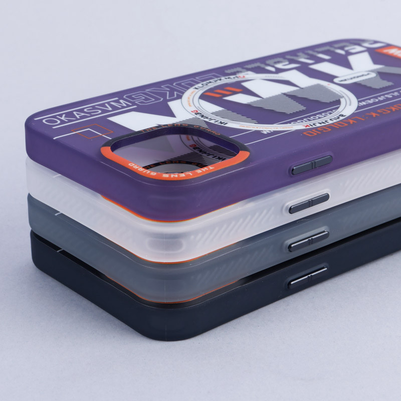 قاب ضد ضربه پشت مات اورجینال MKUIONGH مگ سیف MWK طرح دار iPhone 13