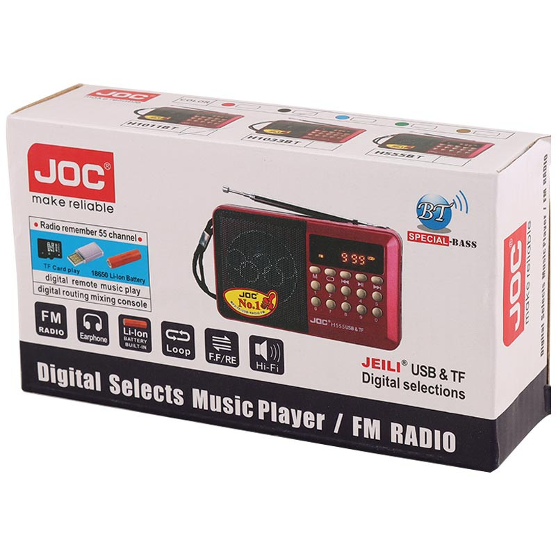 رادیو اسپیکر بلوتوثی رم و فلش خور JOC H1011BT