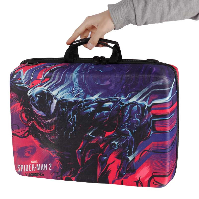 کیف کنسول بازی PS5 طرح Spider-Man 2 Venom