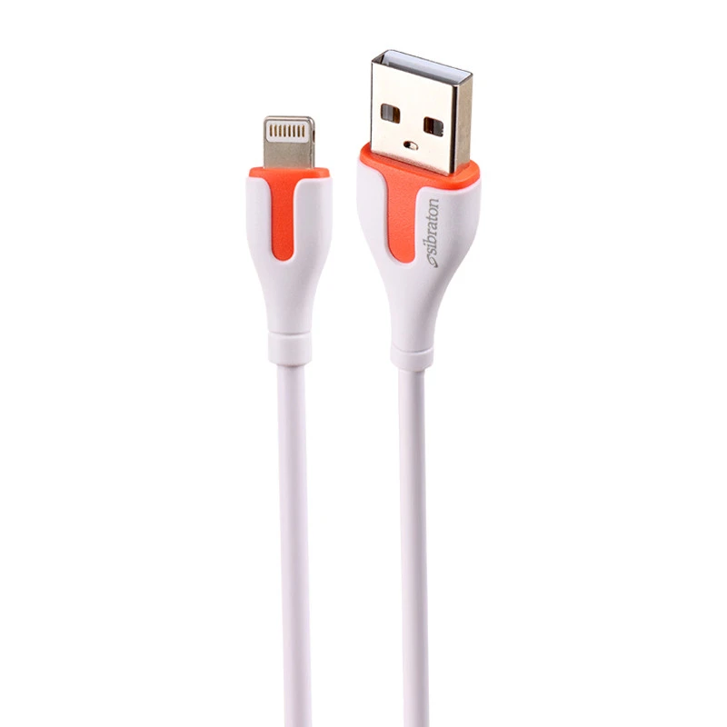 کابل آیفونی فست شارژ Sibraton S405I 2.1A 1m