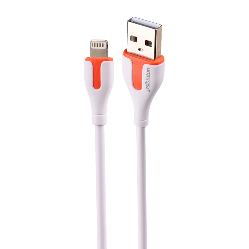 کابل آیفونی فست شارژ Sibraton S405I 2.1A 1m