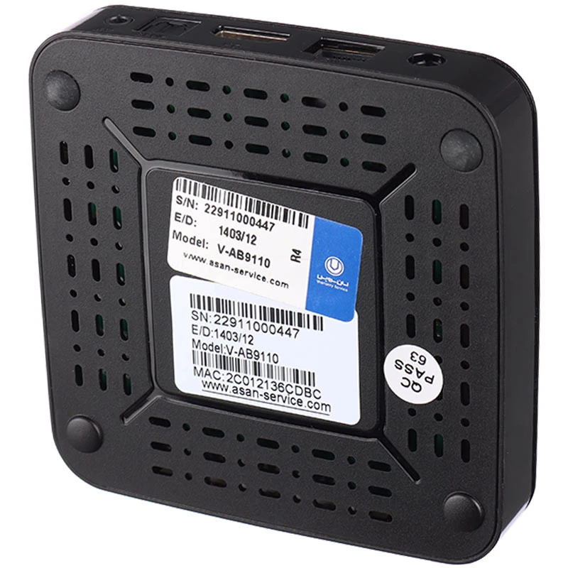 اندروید باکس Verity V-AB9110 4K + ریموت کنترل