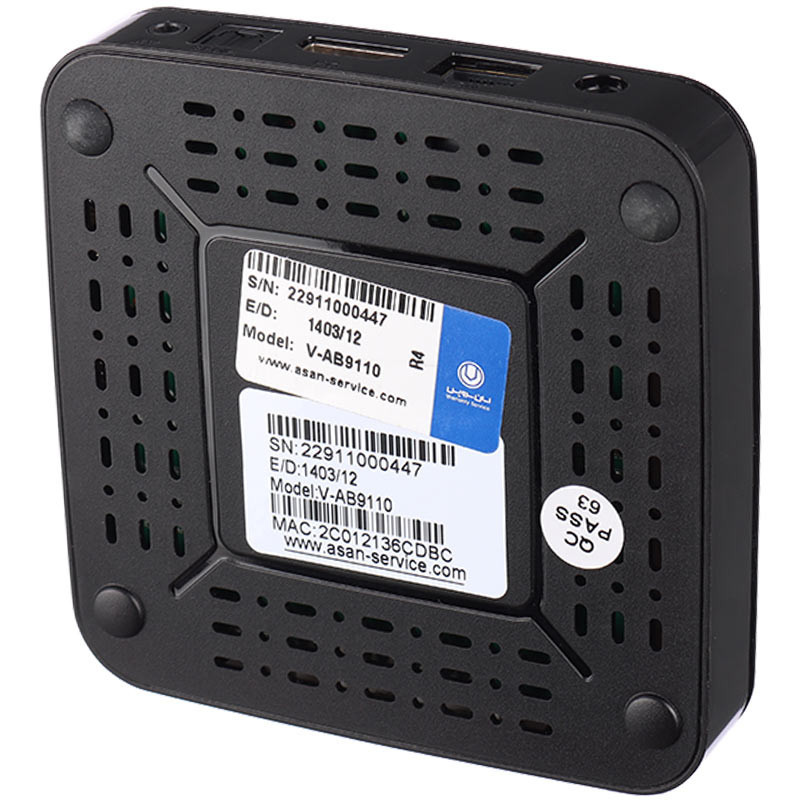 اندروید باکس Verity V-AB9110 4K + ریموت کنترل