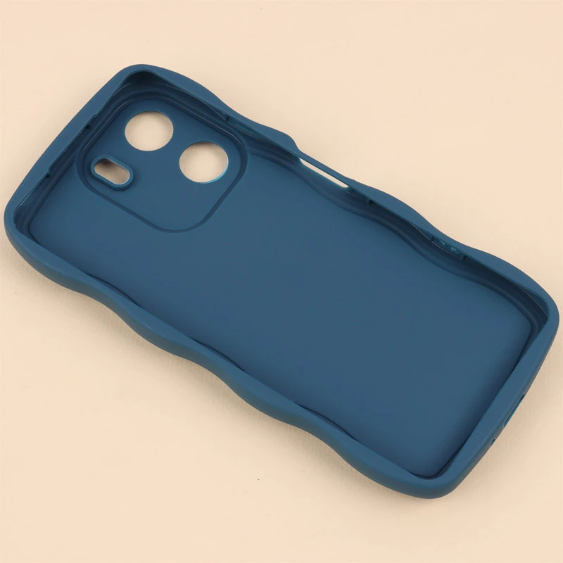 قاب کرومی رنگی مات عروسک برجسته محافظ لنزدار Xiaomi Redmi 13C / Poco C65