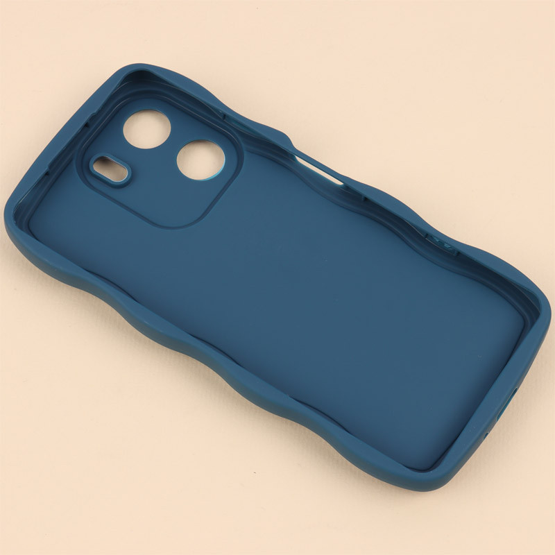 قاب کرومی رنگی مات عروسک برجسته محافظ لنزدار Xiaomi Redmi 13C / Poco C65