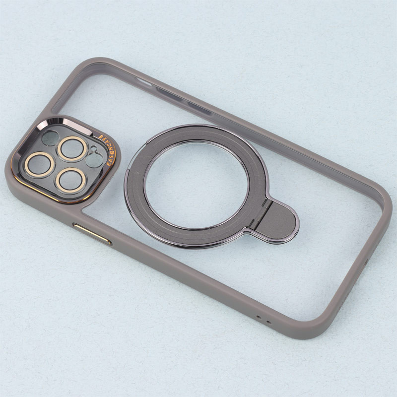 قاب PC شفاف مگ سیف Eason Case استند شو محافظ لنزدار iPhone 12 Pro