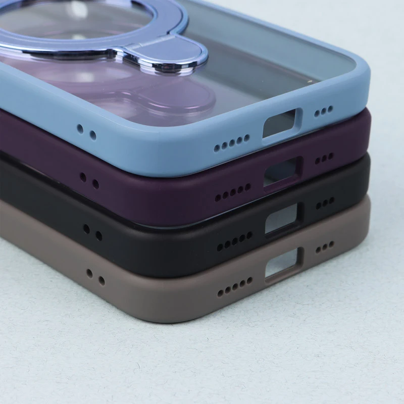 قاب PC شفاف مگ سیف Eason Case استند شو محافظ لنزدار iPhone 12 Pro