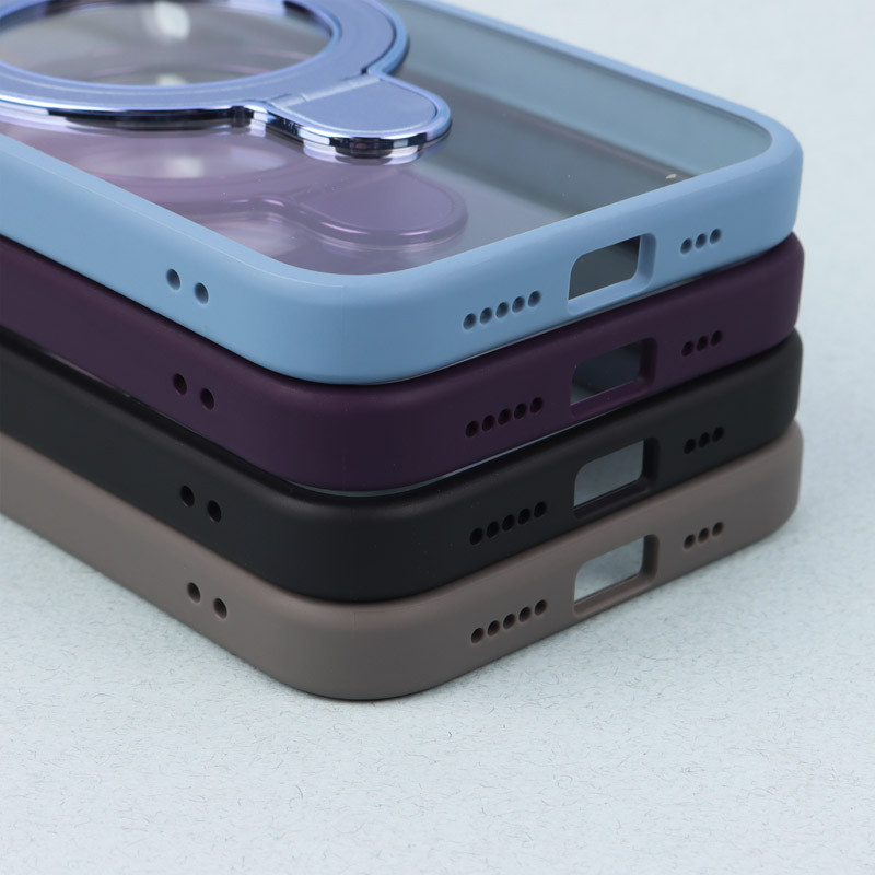 قاب PC شفاف مگ سیف Eason Case استند شو محافظ لنزدار iPhone 12 Pro