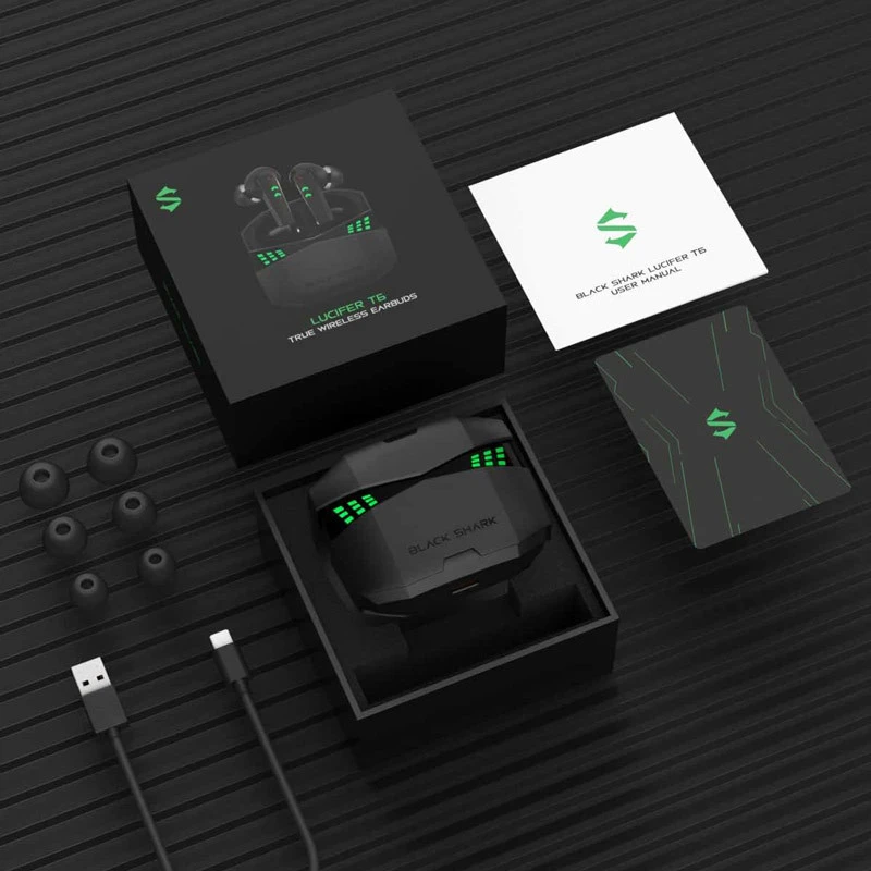 هندزفری بلوتوث دو تایی Black Shark Lucifer T6