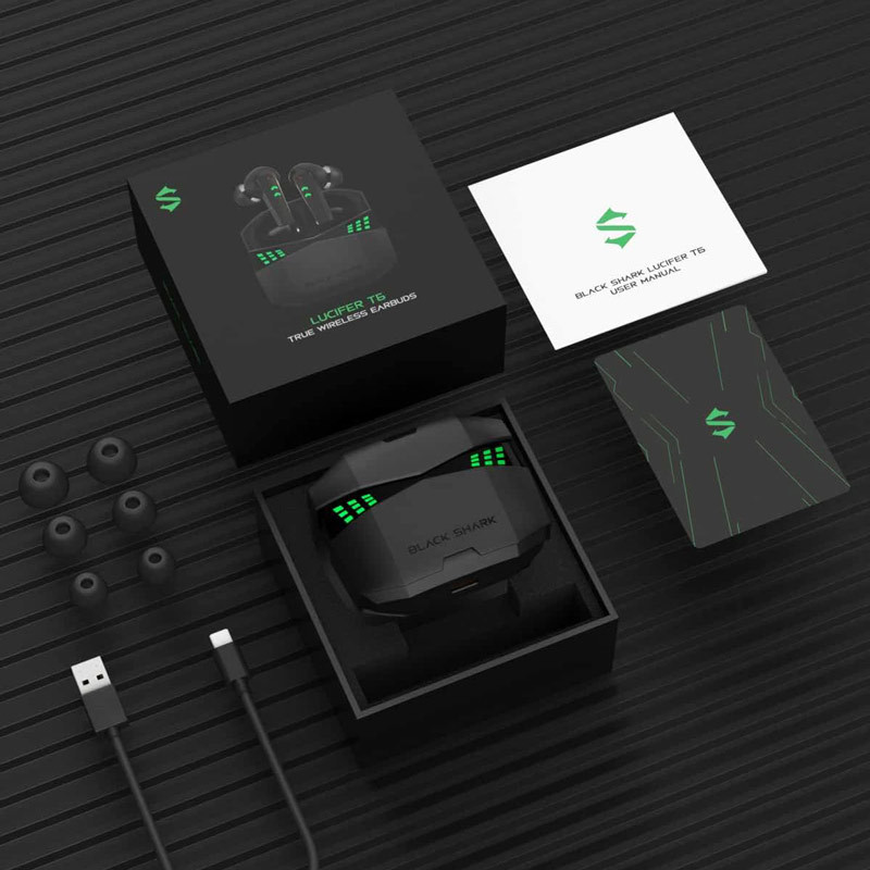 هندزفری بلوتوث دو تایی Black Shark Lucifer T6