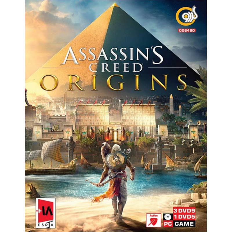 بازی Assassin's Creed Origins 3DVD9+1DVD5 گردو مناسب برای PC