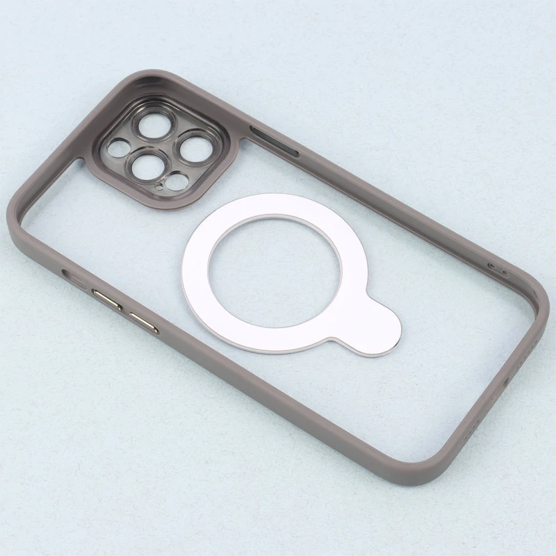 قاب PC شفاف مگ سیف Eason Case استند شو محافظ لنزدار iPhone 12 Pro Max