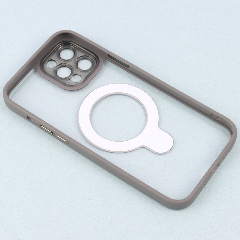 قاب PC شفاف مگ سیف Eason Case استند شو محافظ لنزدار iPhone 12 Pro Max