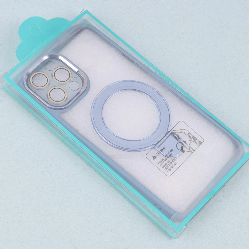 قاب PC شفاف مگ سیف Eason Case استند شو محافظ لنزدار iPhone 12 Pro Max