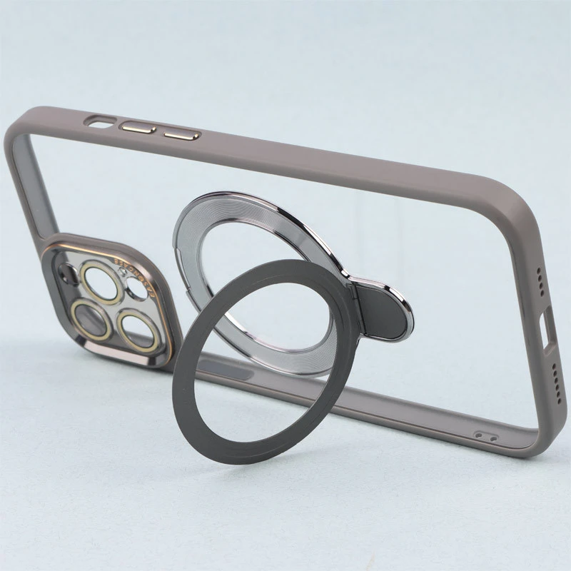 قاب PC شفاف مگ سیف Eason Case استند شو محافظ لنزدار iPhone 12 Pro Max