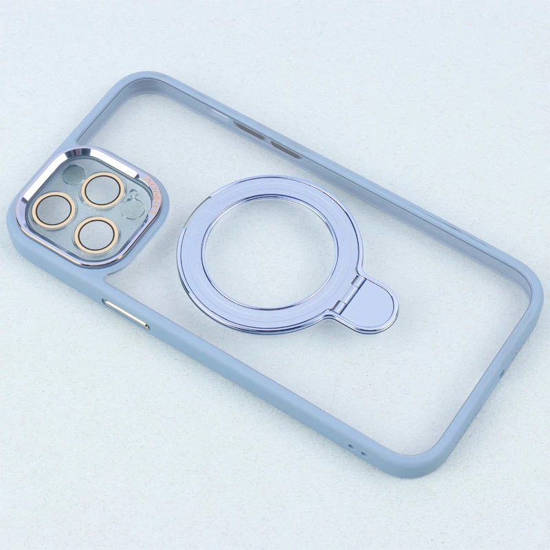 قاب PC شفاف مگ سیف Eason Case استند شو محافظ لنزدار iPhone 12 Pro Max