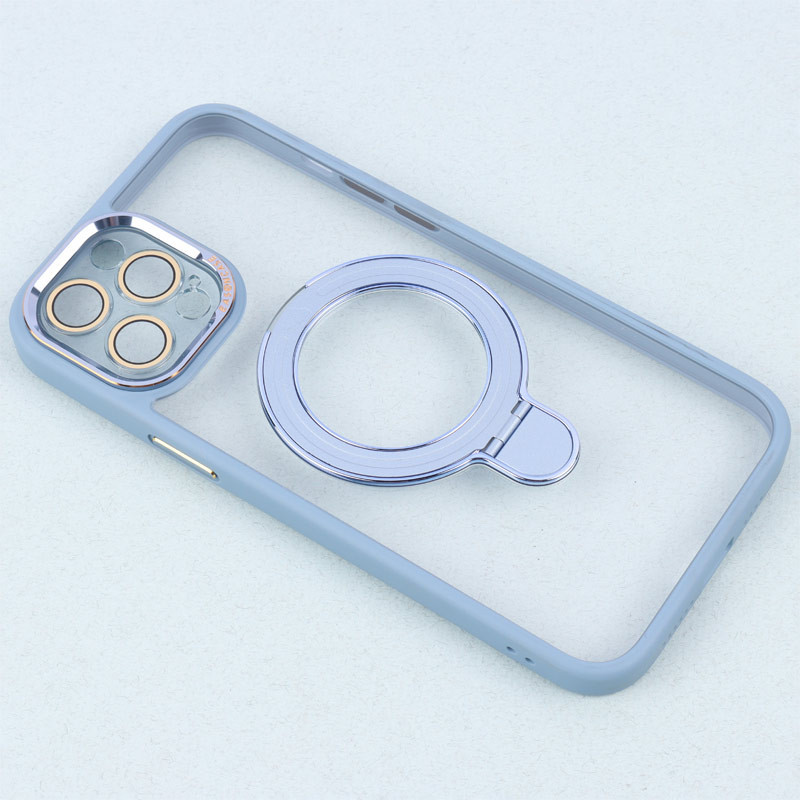 قاب PC شفاف مگ سیف Eason Case استند شو محافظ لنزدار iPhone 12 Pro Max